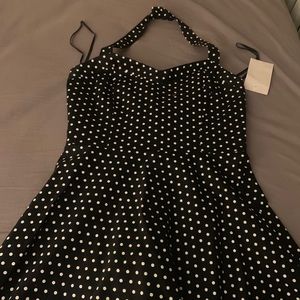 Halter Top Polka Dot Clues Dress